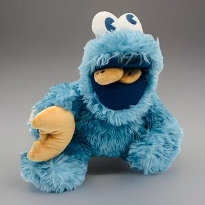 KIDROBOT Sesame Street HUNGRY COOKIE MONSTER 13" Plush Target Exclusive Blue Toy
